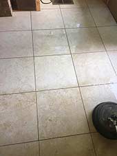 tile cleaning before cleaning